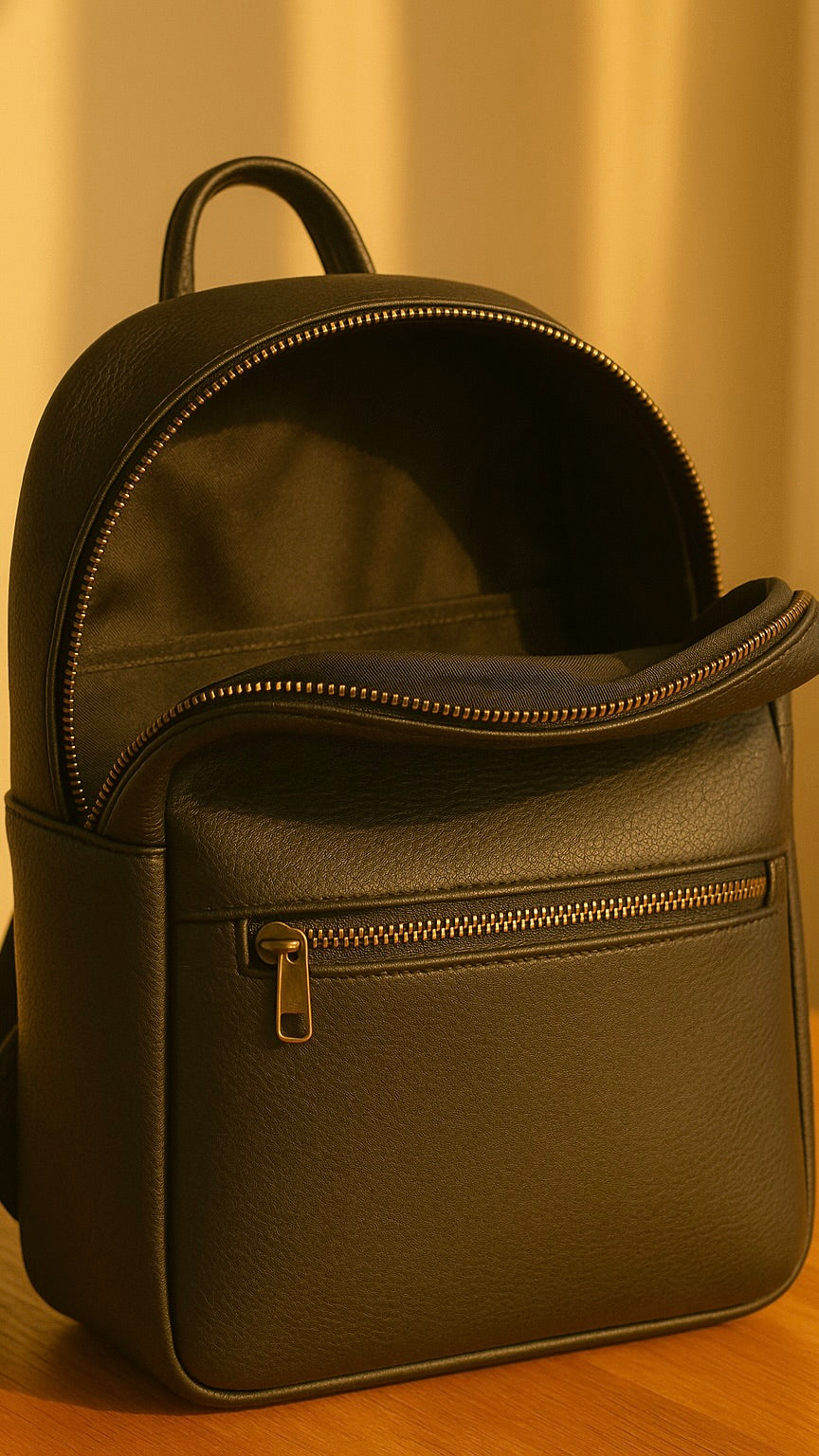 Leather Overtop Classic Laptop 16" Backpack S11