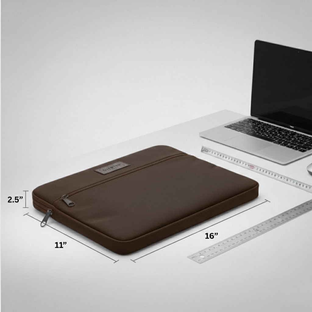 Premium Overtop 16” Laptop Sleeve Case – Soft Padded Protection | Slim & Lightweight