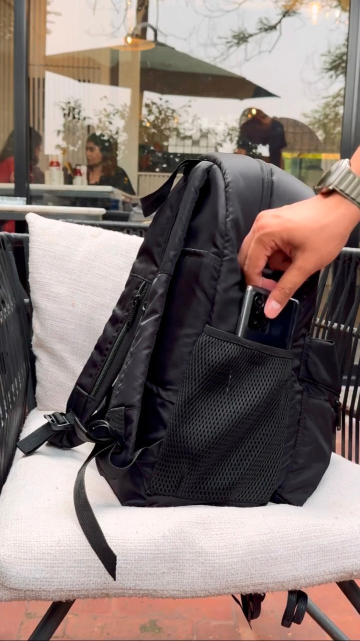 Leather Sleek 16" Laptop Backpack