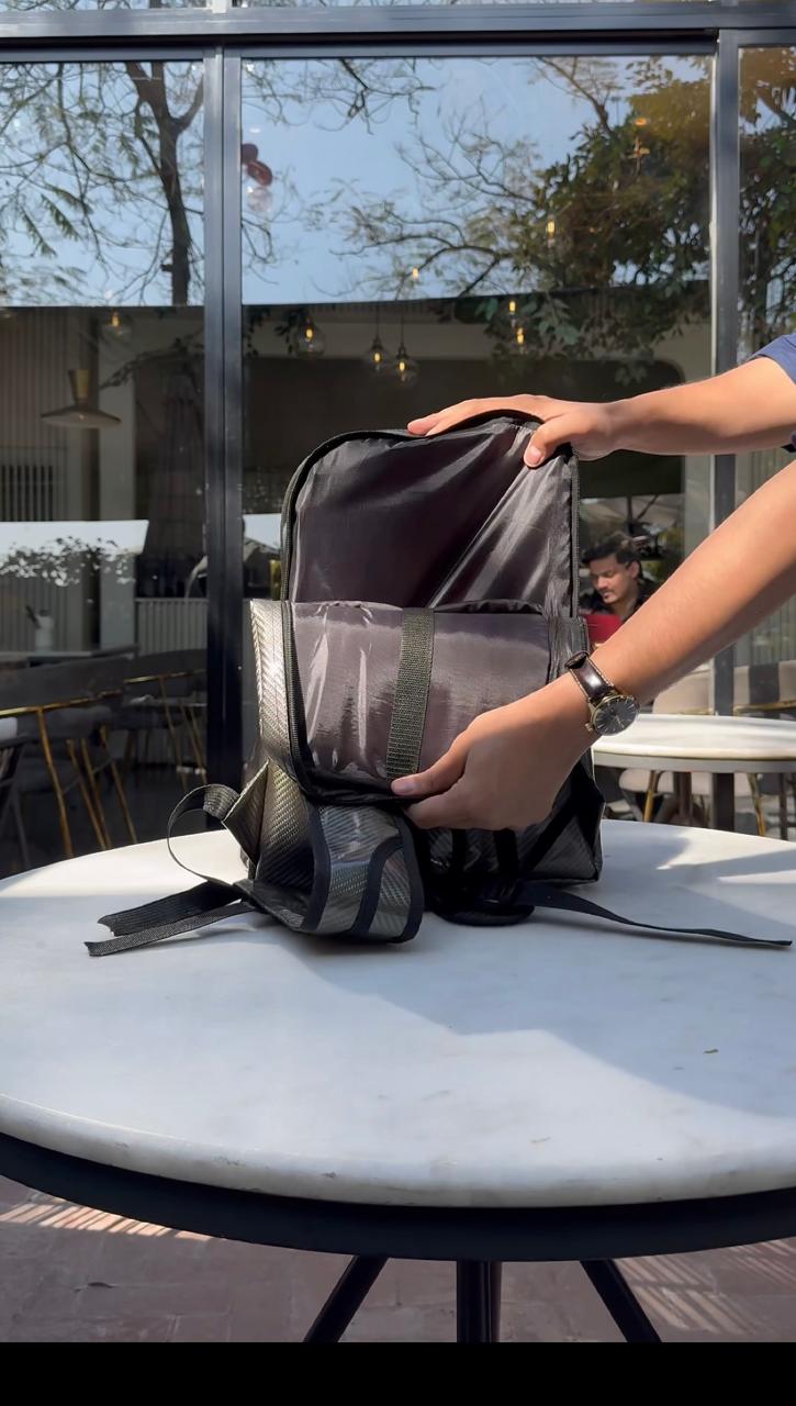 Carbon Fiber Traveller's 16" Laptop Backpack