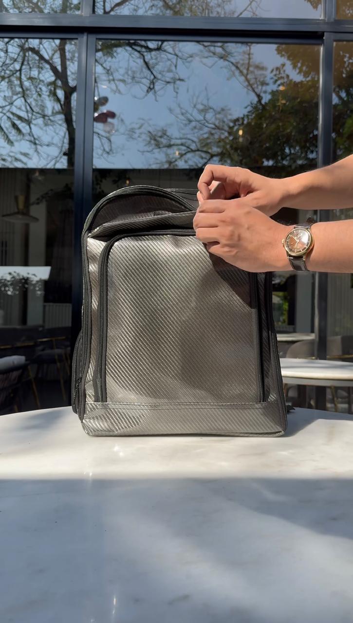 Carbon Fiber Traveller's 16" Laptop Backpack