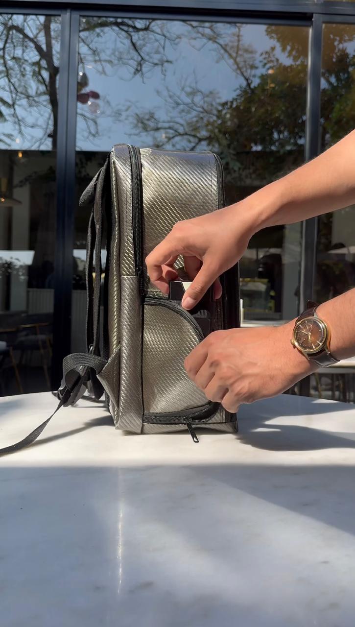 Carbon Fiber Traveller's 16" Laptop Backpack