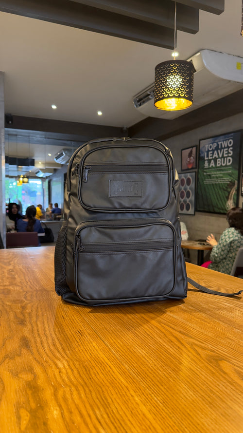 Armoured 16” Laptop Bagpack - Military Grade Leather Material